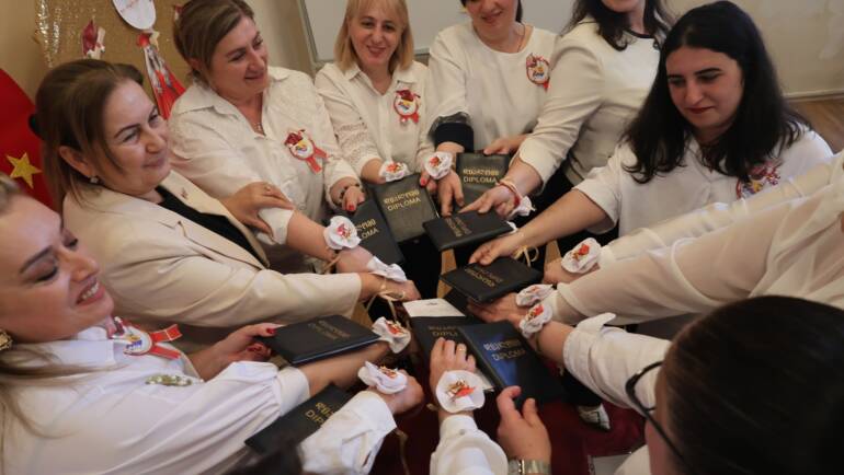 პროფესიული საგანმანათლებლო პროგრამა “სკოლამდელი აღზრდა” – დიპლომის გადაცემის ცერემონია.